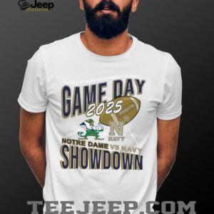 Notre Dame vs Navy Football Tee Fighting Irish Game Day Shirt