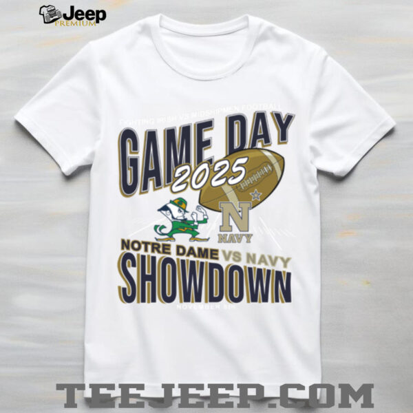 Notre Dame vs Navy Football Tee Fighting Irish Game Day Shirt