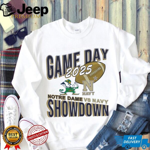 Notre Dame vs Navy Football Tee Fighting Irish Game Day Shirt