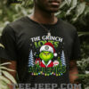 Milwaukee Brewers Grinch Christmas Lights Tee – MLB Baseball Custom Name Fan Gift Holiday Shirt