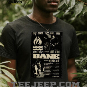 Official Hot Water Music East Coast Nov 2025 Tour Poster Shirt