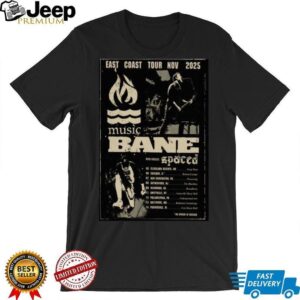 Official Hot Water Music East Coast Nov 2025 Tour Poster Shirt