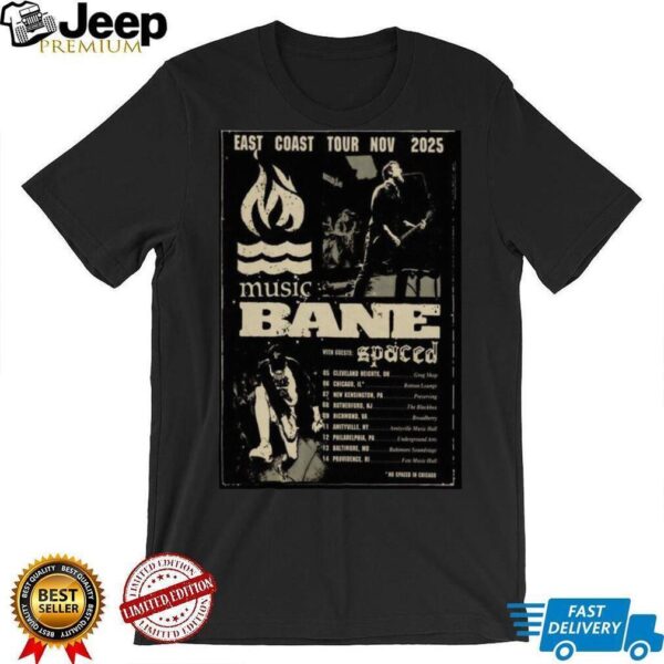 Official Hot Water Music East Coast Nov 2025 Tour Poster Shirt