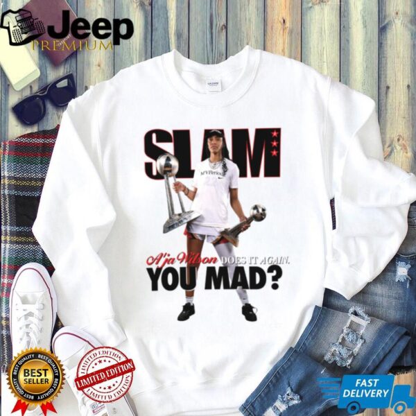 Official Las Vegas Aces A’ja Wilson SLAM Cover T Shirt