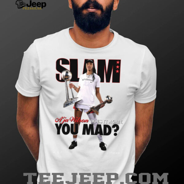Official Las Vegas Aces A’ja Wilson SLAM Cover T Shirt