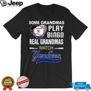 Official Mlb Shop Some Grandmas Play Bingo Real Grandmas Watch New York Yankees Hoodie