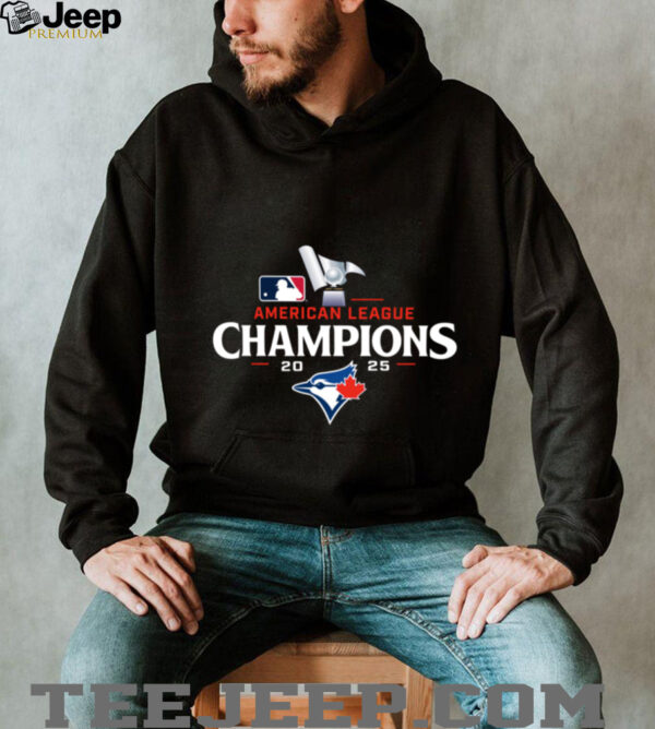 Official Mlb Store Toronto Blue Jays American League Championship Series Alcs 2025 Heart Hand Hoodie