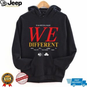 Official Nba Shop We different 25 26 Opening Night Atlanta Hawks Hoodie