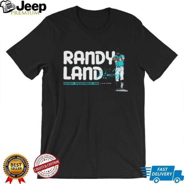 Official Randyland Randy Arozarena Seattle Mariners MLB Signature Painting t–shirt