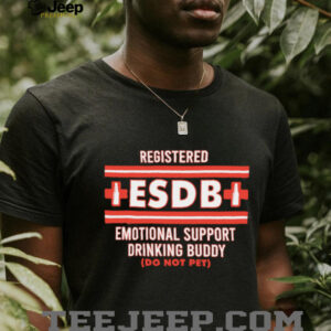 Official Registered Esdb Emotional Support Drinking Buddy Hoodie