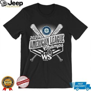 Official Seattle Mariners 2025 American League Champs WS Tee Shirt