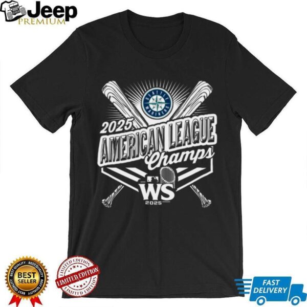 Official Seattle Mariners 2025 American League Champs WS Tee Shirt