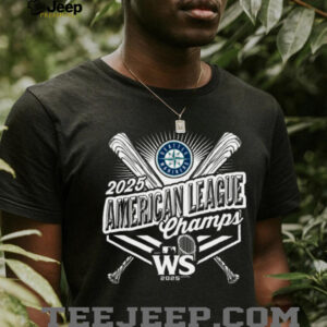 Official Seattle Mariners 2025 American League Champs WS Tee Shirt