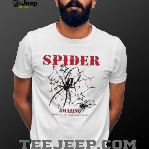 Official Spider Amazing Spider Are The Most Patient Hunters Shirt