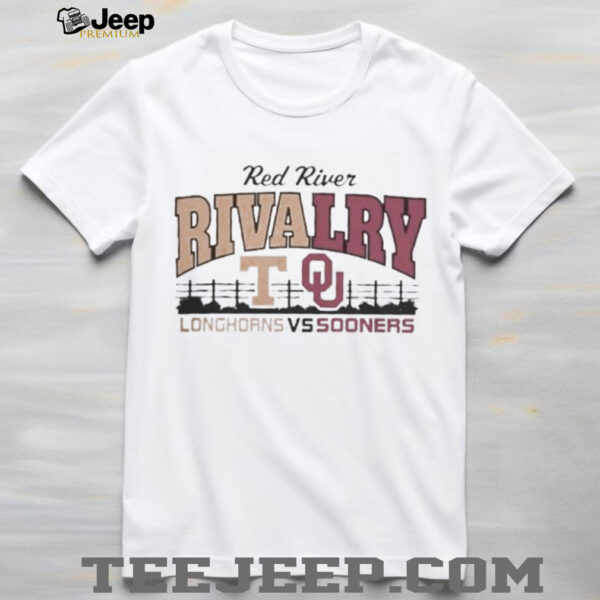 Official Texas Longhorns vs Oklahoma Sooners Red River Rivalry 2025 Tee Shirt