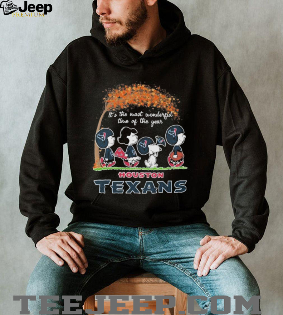 Official The Peanuts X Houston Texans It’s The Most Wonderful Time Of The Year Shirt Official The Peanuts X Houston Texans It’s The Most Wonderful Time Of The Year Shirt
