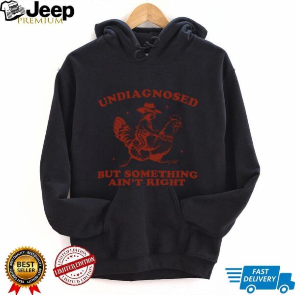 Official Undiagnosed But Something Ain’T Right Funny Raccoon Chicken Hoodie