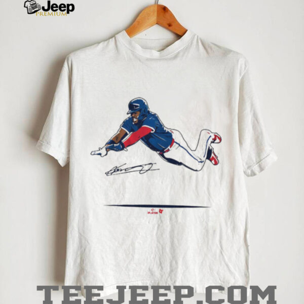 Official Vladimir Guerrero Jr Super Vlad Flying Slide Toronto Blue Jays MLB Signature t shirt
