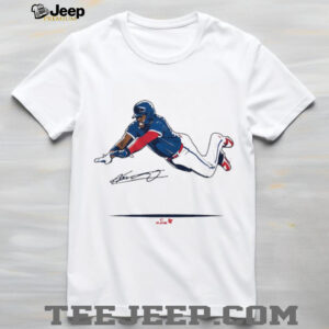Official Vladimir Guerrero Jr Super Vlad Flying Slide Toronto Blue Jays MLB Signature t shirt