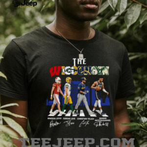 Official Wisconsin Sports Teams Locke Love Yelich Antetokounmpo Cross The Stress Signature Hoodie