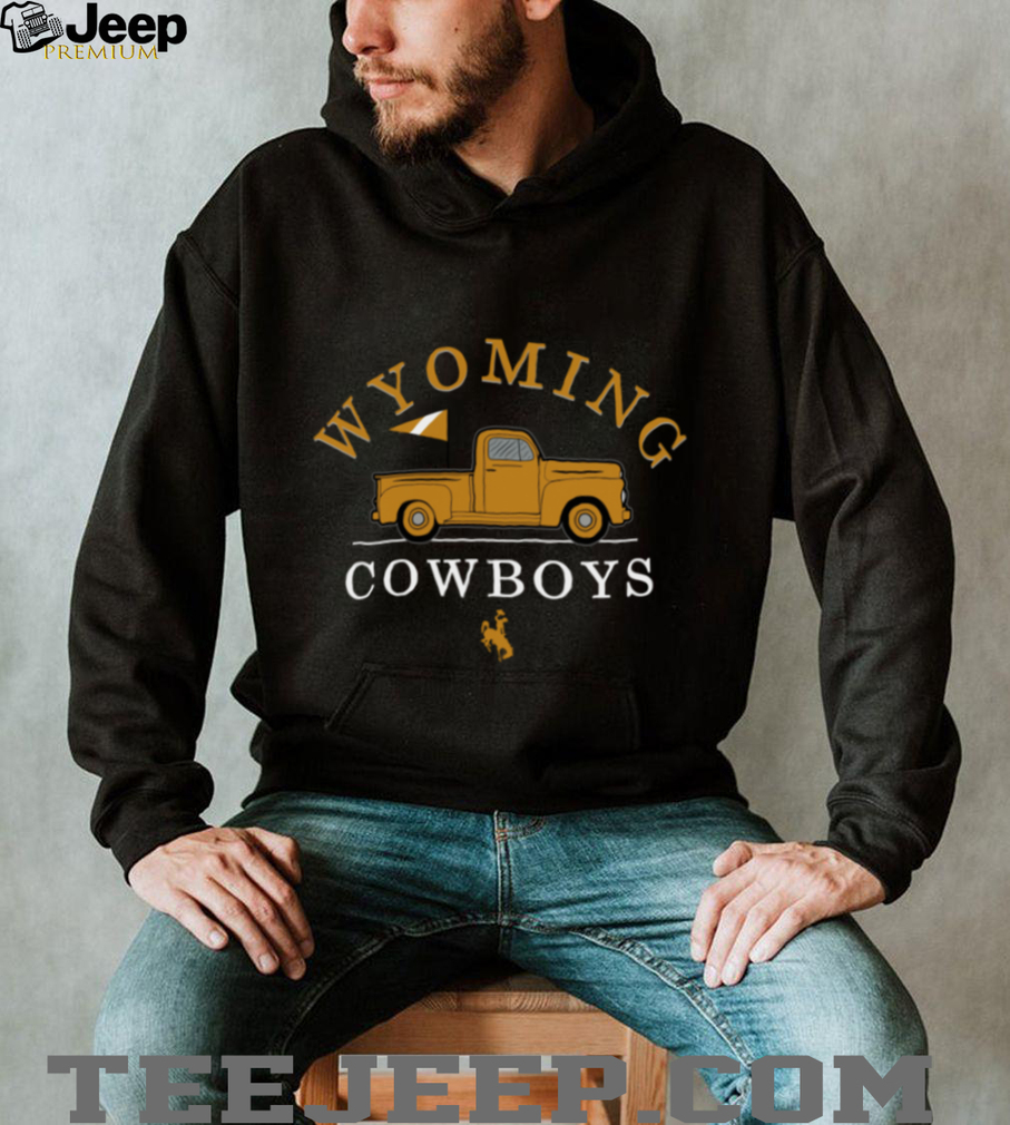 Official Wyoming Cowboys ComfortWash Truck 2025 Hoodie Official Wyoming Cowboys ComfortWash Truck 2025 Hoodie