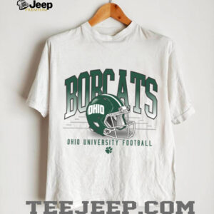 Ohio Bobcats Football Distressed T Shirt