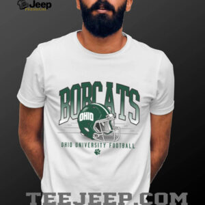 Ohio Bobcats Football Distressed T Shirt