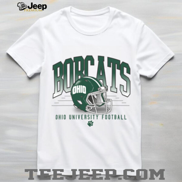 Ohio Bobcats Football Distressed T Shirt