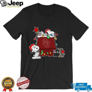 Oklahoma Sooners Football Snoopy Christmas Holiday 2025 T Shirt