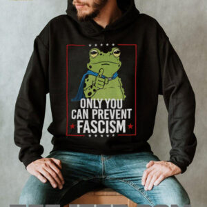 Only You Can Prevent Fascism Frog Anti ICE shirt