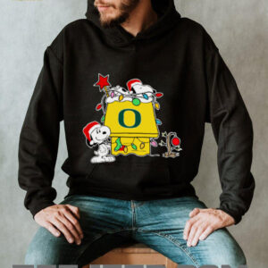 Oregon Ducks Football Snoopy Christmas Holiday 2025 T Shirt