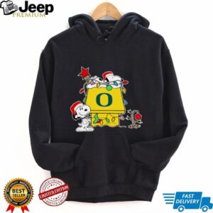 Oregon Ducks Football Snoopy Christmas Holiday 2025 T Shirt
