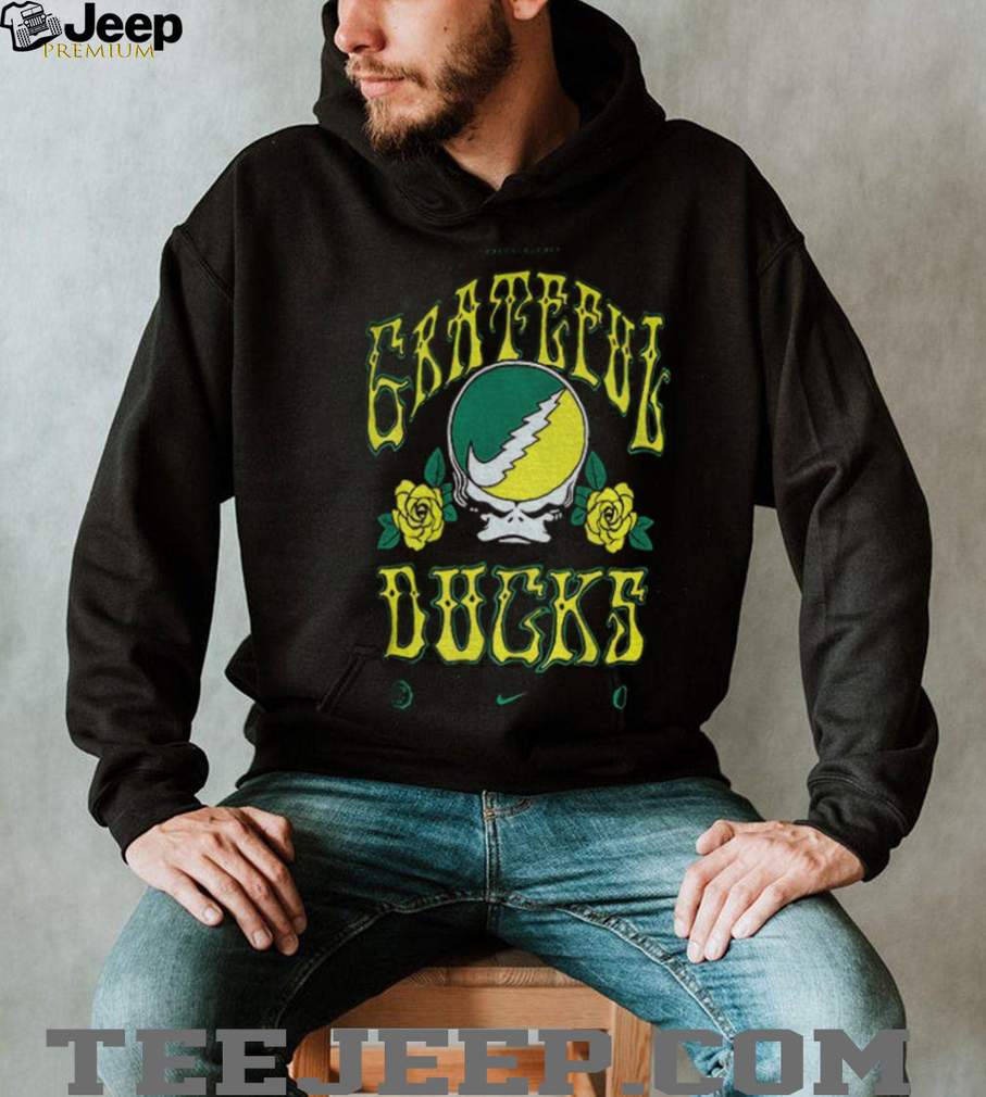 Oregon Ducks Grateful Ducks Nike roses shirt Oregon Ducks Grateful Ducks Nike roses shirt