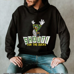 Oregon Ducks Shout For The Ducks Mascot T Shirt