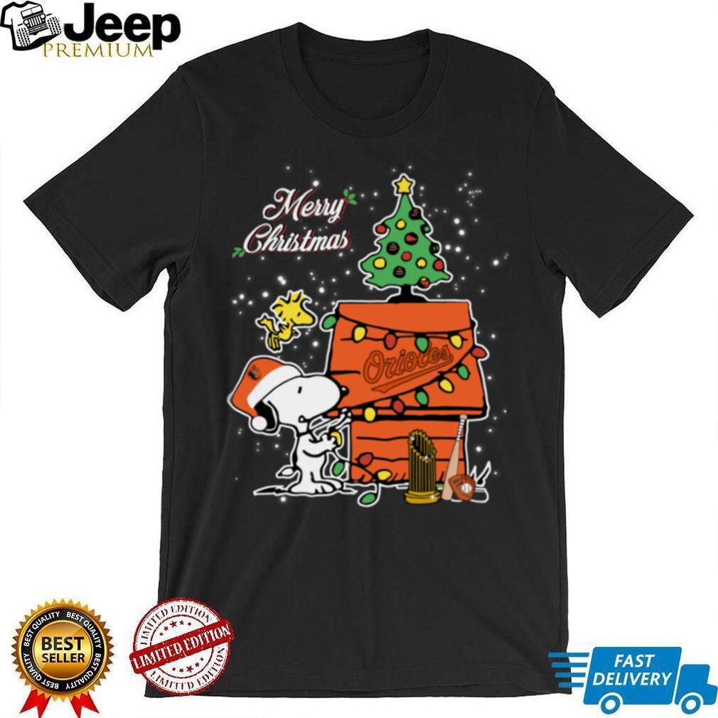 Orioles Shop Merry Christmas With Snoopy Baby Baltimore Orioles T Shirt Orioles Shop Merry Christmas With Snoopy Baby Baltimore Orioles T Shirt