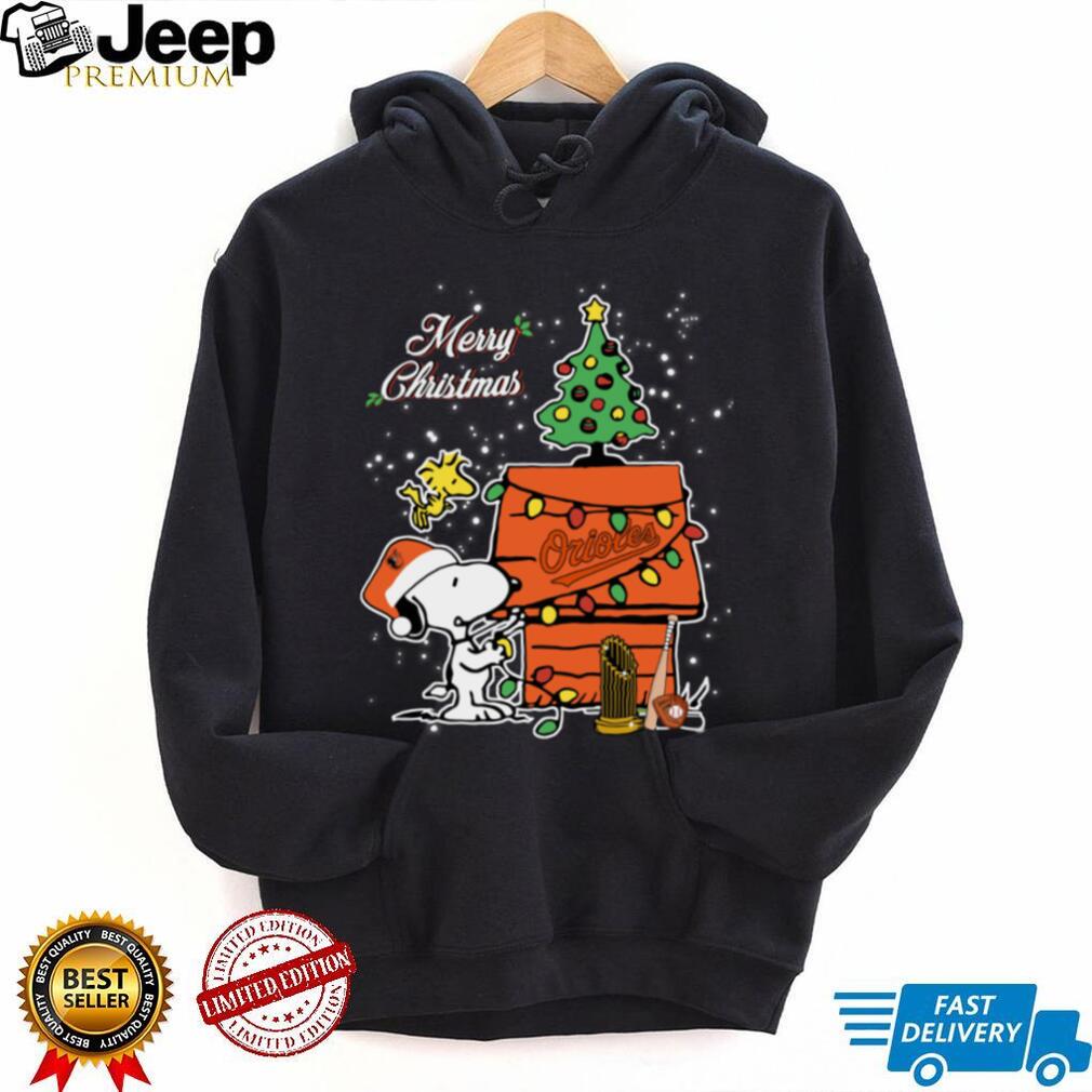Orioles Shop Merry Christmas With Snoopy Baby Baltimore Orioles T Shirt Orioles Shop Merry Christmas With Snoopy Baby Baltimore Orioles T Shirt
