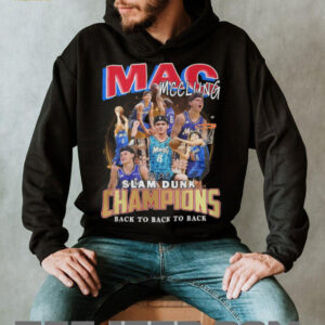 Orlando Magic Mac Mcclung Slam Dunk Champions 2025 Back To Back To Back Shirt