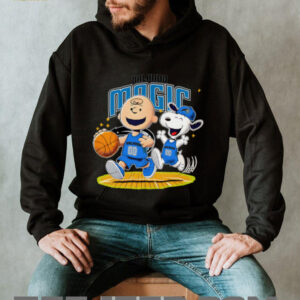 Orlando Magic X Charlie Brown And Snoopy Playing Basketball Shirt