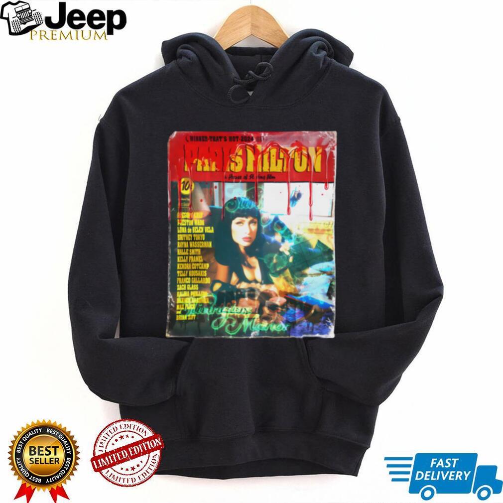 Paris Hilton Merch Pulp Fiction Poster Halloween TShirt