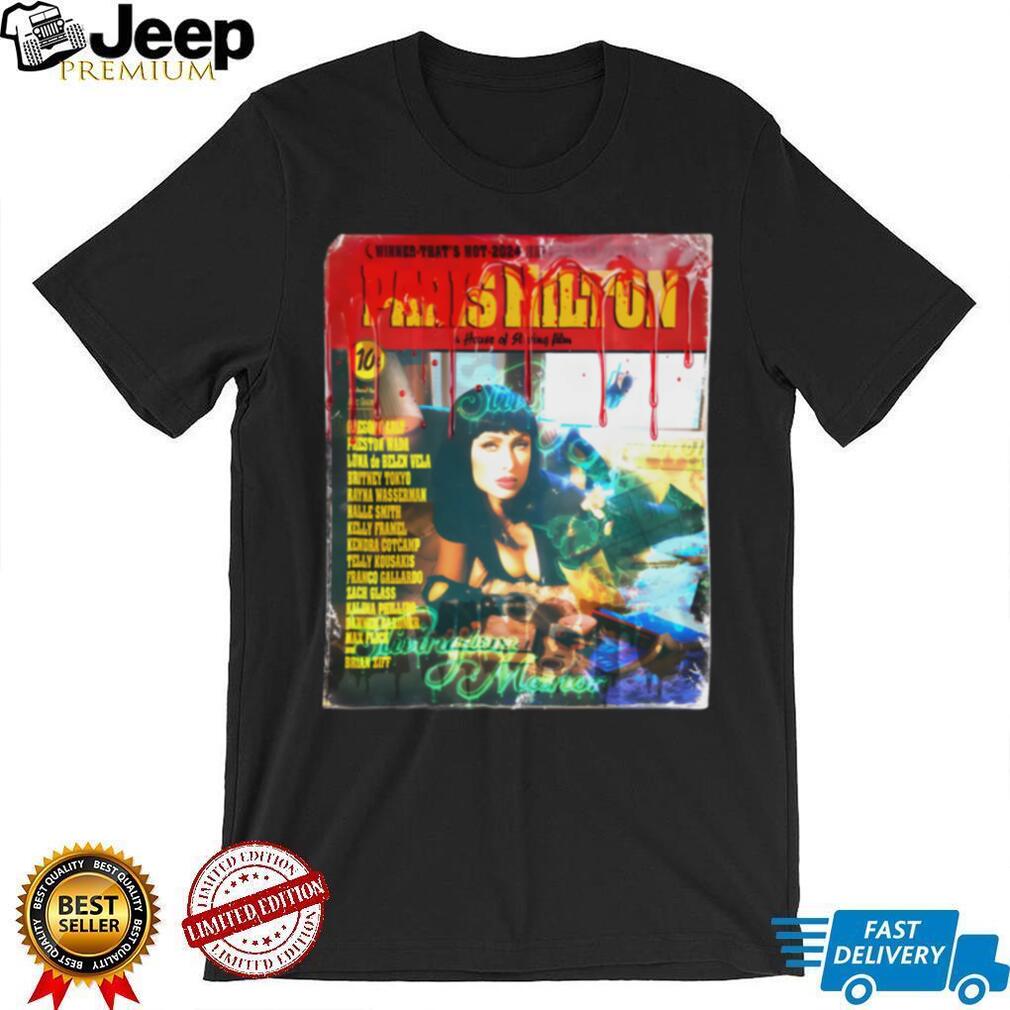 Paris Hilton Merch Pulp Fiction Poster Halloween TShirt Paris Hilton Merch Pulp Fiction Poster Halloween TShirt