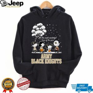Peanuts Army Black Knights Winter It’s The Most Wonderful Time Of The Year T Shirt