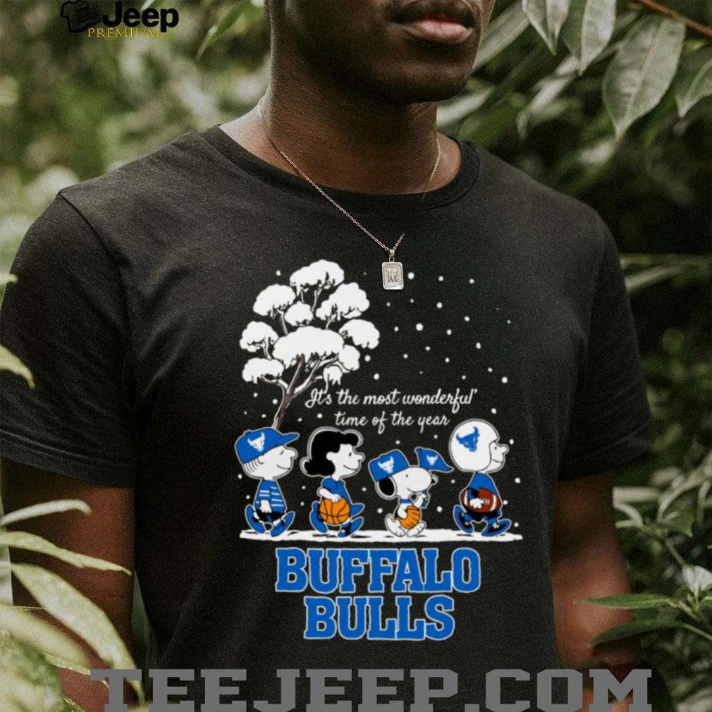 Peanuts Buffalo Bulls Winter It’s The Most Wonderful Time Of The Year T Shirt Peanuts Buffalo Bulls Winter It’s The Most Wonderful Time Of The Year T Shirt