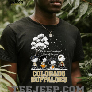 Peanuts Colorado Buffaloes Winter It’s The Most Wonderful Time Of The Year T Shirt Peanuts Colorado Buffaloes Winter It’s The Most Wonderful Time Of The Year T Shirt