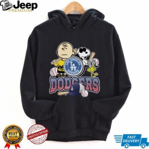 Peanuts Dodgers Shirt – Snoopy Charlie Brown Los Angeles Baseball