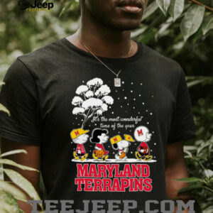 Peanuts Maryland Terrapins Winter It’s The Most Wonderful Time Of The Year T Shirt Peanuts Maryland Terrapins Winter It’s The Most Wonderful Time Of The Year T Shirt