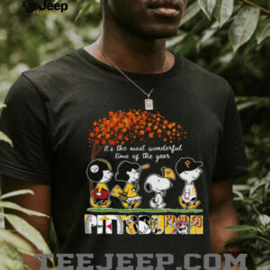 Peanuts Pittsburgh Sports T Shirt It’s the Most Wonderful Time of the Year