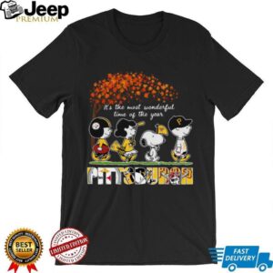 Peanuts Pittsburgh Sports T Shirt It’s the Most Wonderful Time of the Year