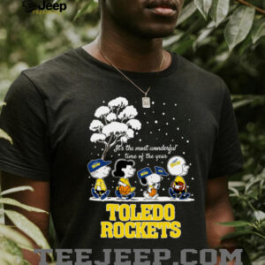 Peanuts Toledo Rockets Winter It’s The Most Wonderful Time Of The Year T Shirt