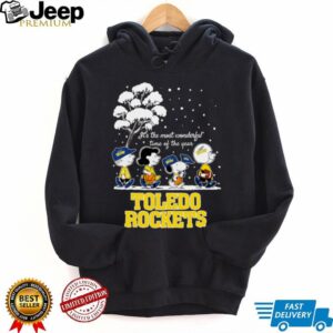 Peanuts Toledo Rockets Winter It’s The Most Wonderful Time Of The Year T Shirt