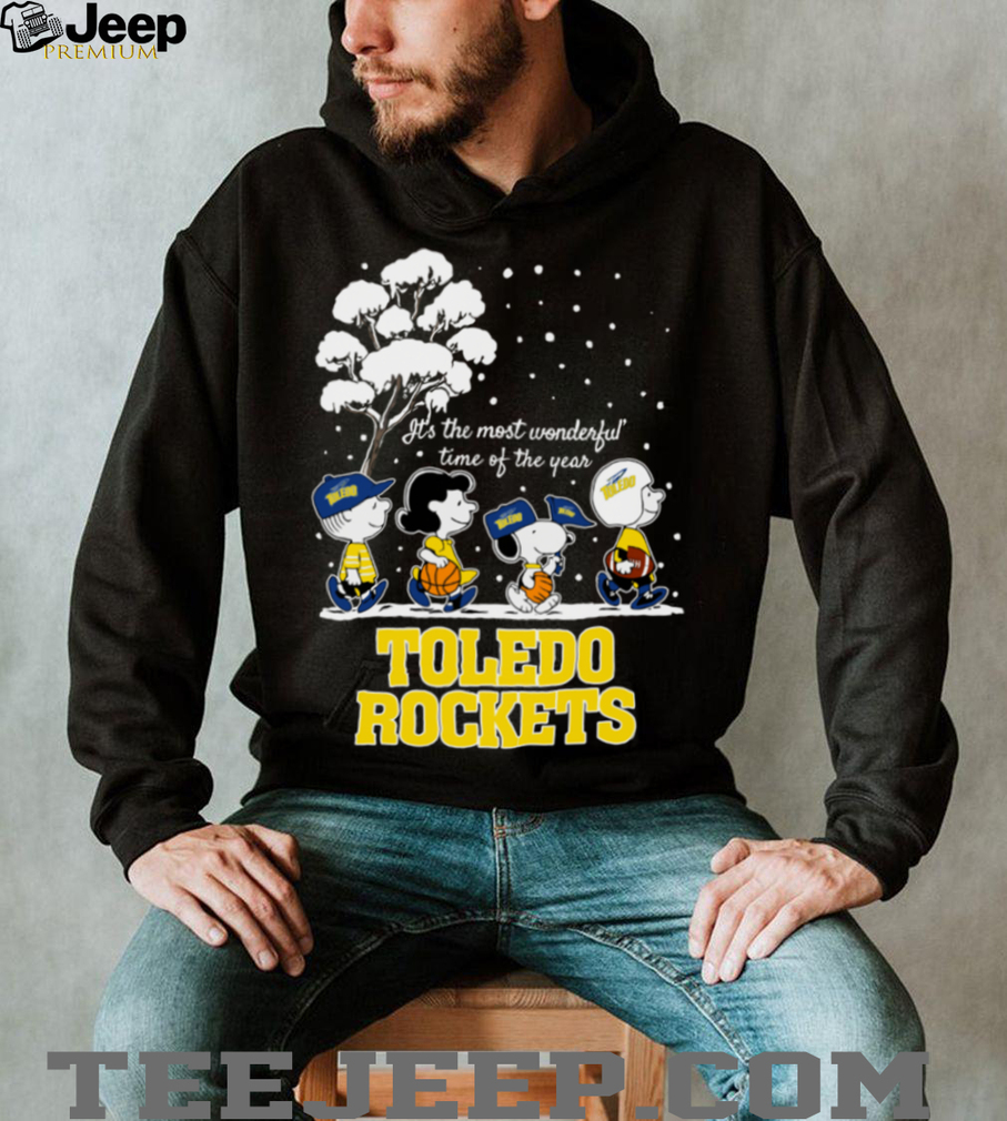 Peanuts Toledo Rockets Winter It’s The Most Wonderful Time Of The Year T Shirt Peanuts Toledo Rockets Winter It’s The Most Wonderful Time Of The Year T Shirt
